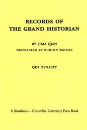 book cover of Records of the Grand Historian: Han Dynasty I by 伯顿·沃森