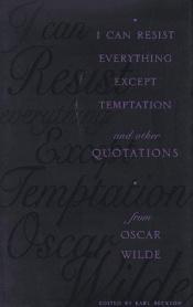 book cover of I Can Resist Everything Except Temptation by אוסקר ויילד