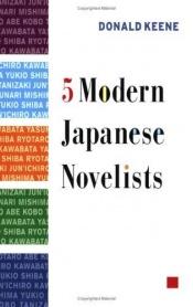 book cover of Five Modern Japanese Novelists by ドナルド・キーン