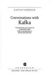 book cover of Conversations with Kafka by Gustav Janouch