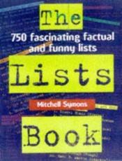 book cover of Book of Lists by Mitchell Symons