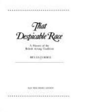 book cover of That despicable race by برایان فوربز