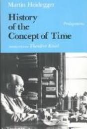 book cover of History of the concept of time by Martīns Heidegers