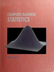 book cover of Complete Business Statistics by Amir D. Azcel