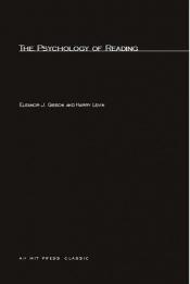 book cover of The Psychology of Reading by Eleanor J. Gibson