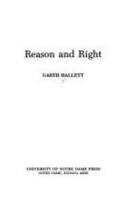 book cover of Reason and Right by Garth L. Hallett