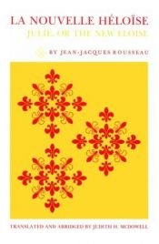 book cover of Julie, or the New Heloise by Jean-Jacques Rousseau