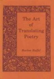 book cover of The art of translating prose by Burton Raffel