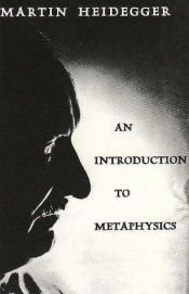 book cover of Introducción a la metafisica by Martin Heidegger