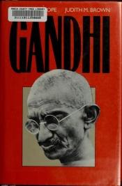 book cover of Gandhi: Prisoner of Hope by Judith M. Brown