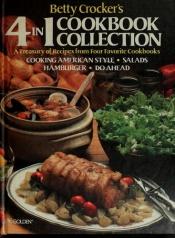 book cover of Betty Crocker's 4 in 1 cookbook collection by Betty Crocker