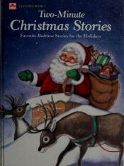 book cover of Two-Minute Christmas Stories by Golden Books