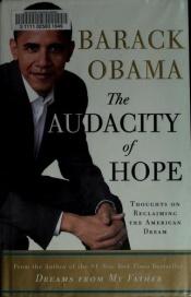 book cover of The Audacity of Hope by Baracus Obama