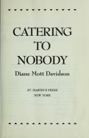 book cover of Partyservice für eine Tote by Diane Mott Davidson