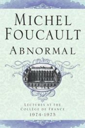 book cover of Gli anormali: corso al Collège de France (1974-1975) by Michel Foucault