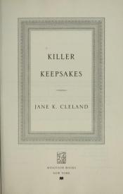 book cover of Killer Keepsakes: A Josie Prescott Antiques Mystery by Jane Cleland