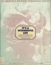 book cover of It's a wonderful life : screenplay by Frances Goodrich