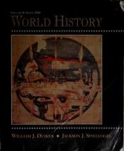 book cover of World History (with InfoTrac) by William J. Duiker