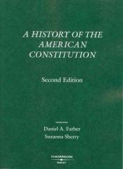 book cover of History of the American Constitution by Daniel A. Farber