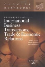 book cover of Principles of International Business Transactions by Ralph H. Folsom