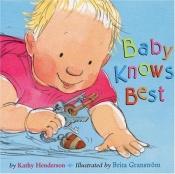 book cover of Baby knows best by Kathy Henderson