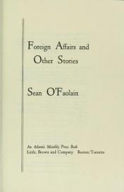 book cover of Foreign Affairs and Other Stories by Sean O'Faolain