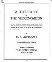 book cover of History of the Necronomicon by Howard Phillips Lovecraft