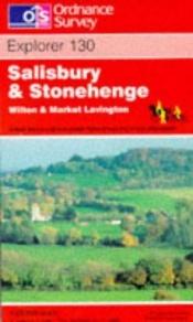 book cover of Salisbury & Stonehenge Explorer 130 by Ordnance Survey