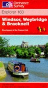 book cover of Windsor, Weybridge and Bracknell (Explorer Maps) by Ordnance Survey