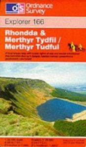 book cover of Rhondda and Merthyr Tydfil (Explorer Maps) by Ordnance Survey