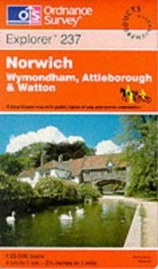 book cover of Norwich, Wymondham, Attleborough & Watton by Εθνική υπηρεσία χαρτογράφησης της Μεγάλης Βρετανίας