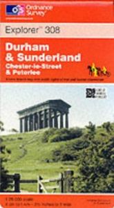 book cover of Durham and Sunderland (Explorer Maps) (Explorer Maps) by Ordnance Survey