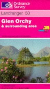 book cover of Glen Orchy and Surrounding Area (Landranger Maps) by Ordnance Survey