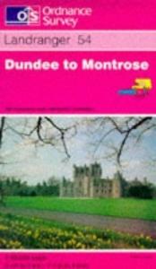 book cover of Landranger Maps: Dundee to Montrose Sheet 54 (OS Landranger Map) by Ordnance Survey