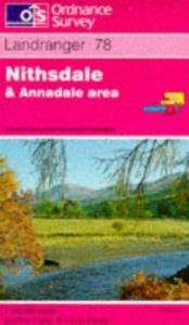 book cover of Nithsdale and Annandale Area (Landranger Maps) by Ordnance Survey