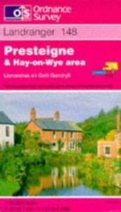 book cover of Presteigne and Hay-on-Wye Area (Landranger Maps) by 英国陸地測量部