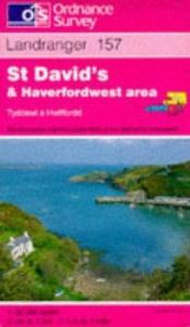 book cover of St.David's and Haverfordwest Area (Landranger 157) by Ordnance Survey