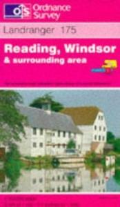 book cover of Reading, Windsor and Surrounding Area (Landranger Maps) by Ordnance Survey