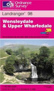 book cover of Wensleydale and Upper Wharfedale (Landranger Maps) by Ordnance Survey