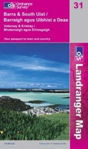 book cover of Landranger Map 0031: Barra & South Uist, Vatersay & Eriskay by Ordnance Survey