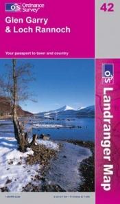 book cover of Glen Garry and Loch Rannoch (Landranger Maps) (Landranger Maps) by Ordnance Survey