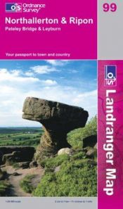 book cover of Northallerton & Ripon, Pateley Bridge & Leyburn: Landranger Sheet 99 by Ordnance Survey