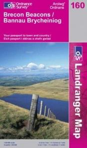 book cover of Landranger Maps Sheet 160: Brecon Beacons (OS Landranger Maps) by Ordnance Survey