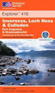 book cover of Inverness, Loch Ness and Culloden (OS Explorer Map) by Ordnance Survey