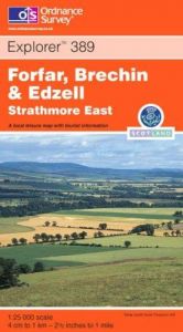 book cover of Forfar, Brechin and Edzell (Explorer Maps) by 英国地形测量局