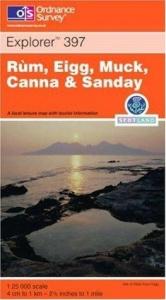 book cover of Rum, Eigg, Muck, Canna and Sanday (Explorer Maps) by Ordnance Survey