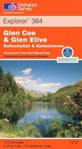 book cover of Glen Coe and Glen Etive, Ballachulish and Kinlochleven (Explorer Maps) by Ordnance Survey