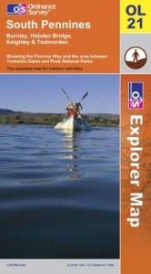book cover of South Pennines (Explorer Maps) (Explorer Maps) by Ordnance Survey