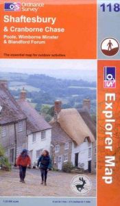 book cover of Shaftesbury and Cranborne Chase (OS Explorer Map) by Ordnance Survey