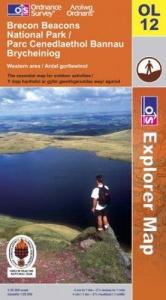 book cover of Brecon Beacons National Park: Western and Central Areas (Explorer Maps) OL12 by Ordnance Survey